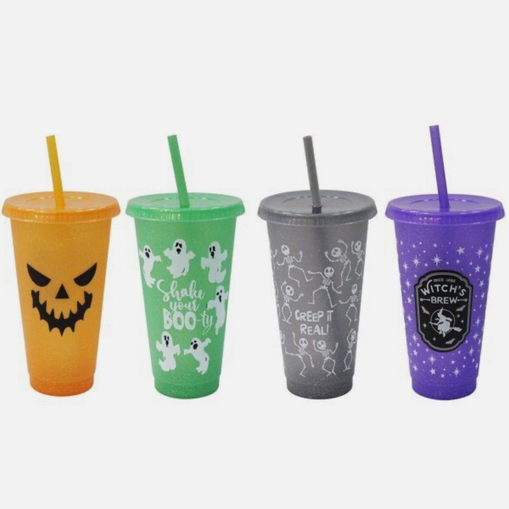 Halloween Glow In The Dark Tumblers (4 pack)